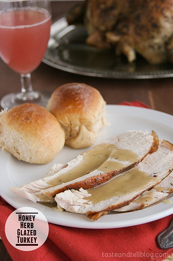 Honey Herb Glazed Turkey from Taste and Tell