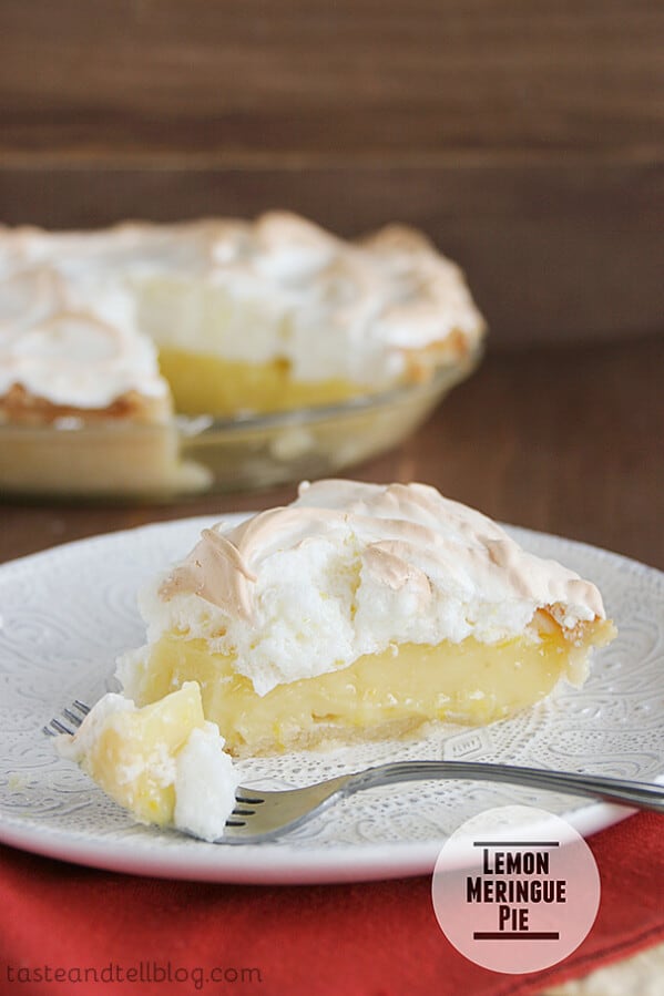 Lemon Meringue Pie Taste and Tell