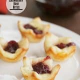 Cranberry Brie Bites | Taste and Tell