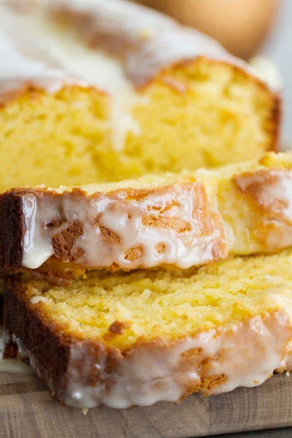 Eggnog Quick Bread with Eggnog Glaze Taste and Tell