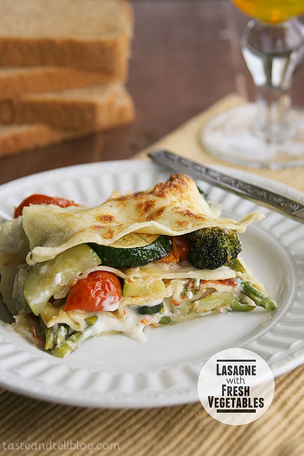 Lasagne with Fresh Vegetables | Taste and Tell