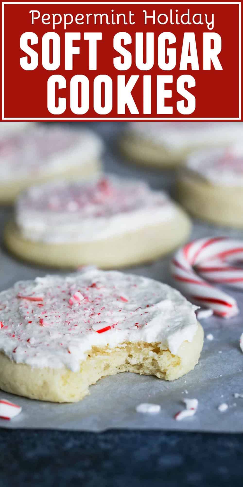 Peppermint Holiday Soft Sugar Cookie Recipe Taste and Tell