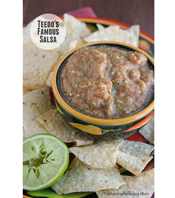 Teedo's Famous Salsa from The Picky Palate Cookbook | www.tasteandtellblog.com