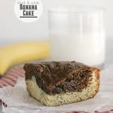 Black and White Banana Cake | www.tasteandtellblog.com #recipe #banana #cake