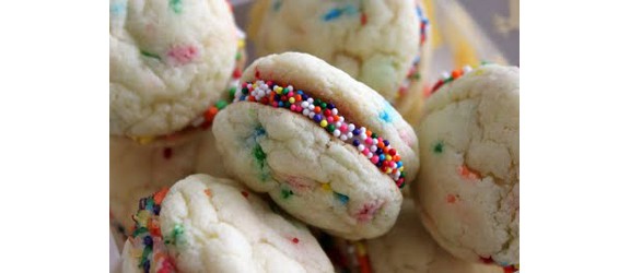 Funfetti Sandwich Cookies | Baked Perfection