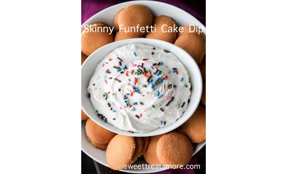 Skinny Funfetti Cake Dip | Sweet Treats and More