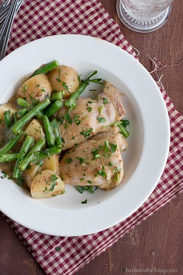 Grainy Mustard Chicken | www.tasteandtellblog.com