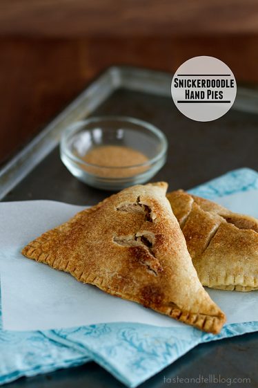 Snickerdoodle Hand Pies | www.tasteandtellblog.com