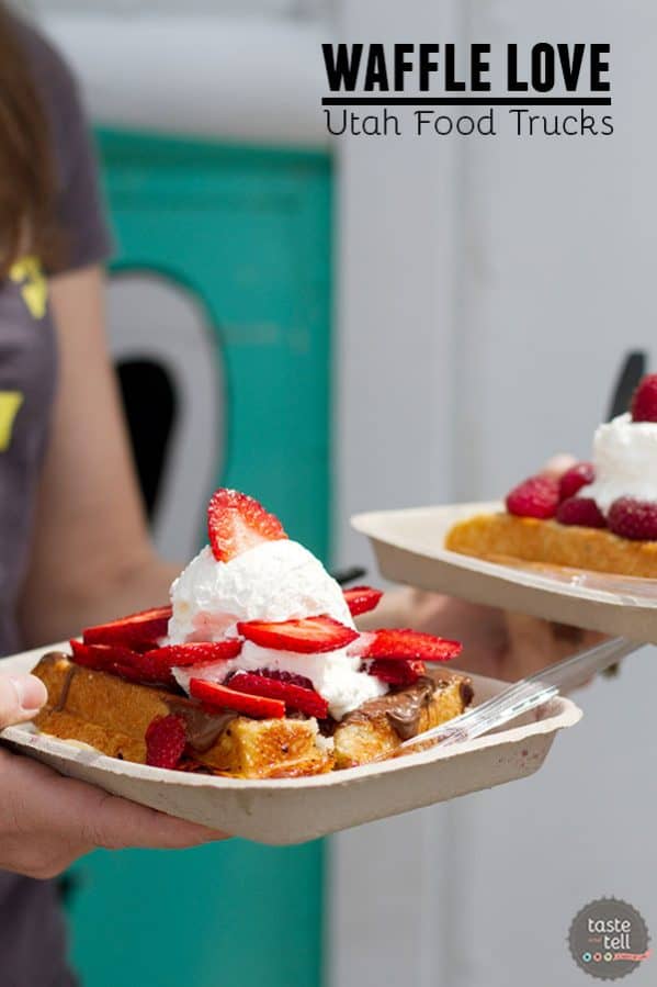 Waffle Love - Utah food truck serving Liege style waffles with fresh toppings.