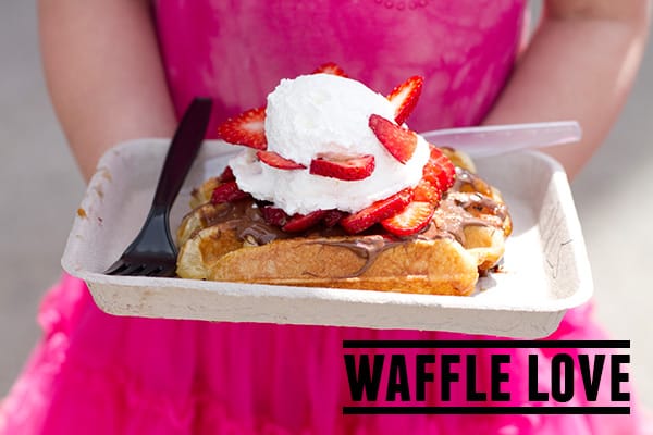 Waffle Love - Utah food truck serving Liege style waffles with fresh toppings.