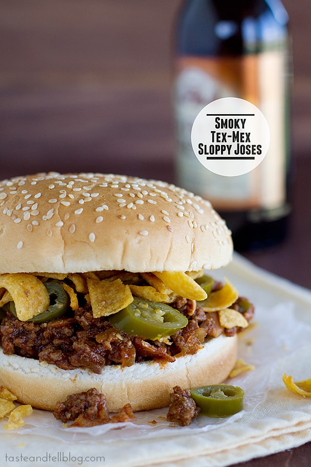 Smoky Tex-Mex Sloppy Joses | www.tasteandtellblog.com