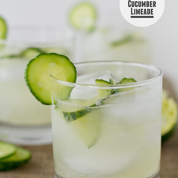 Sparkling Cucumber Limeade | www.tasteandtellblog.com