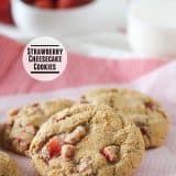 Strawberry Cheesecake Cookies | www.tasteandtellblog.com