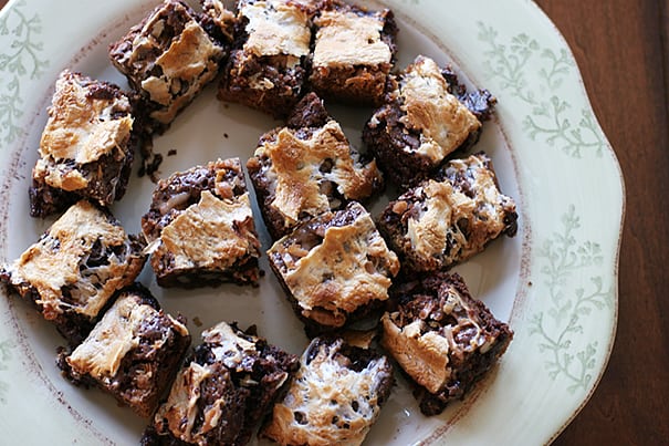 Toffee-Coconut Rocky Road Bars | www.tasteandtellblog.com