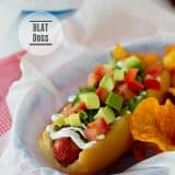 BLAT Dogs - Bacon, Lettuce, Avocado and Tomato Hot Dogs | www.tasteandtellblog.com