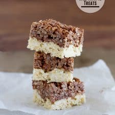 Black and White Rice Krispie Treats - Taste and Tell