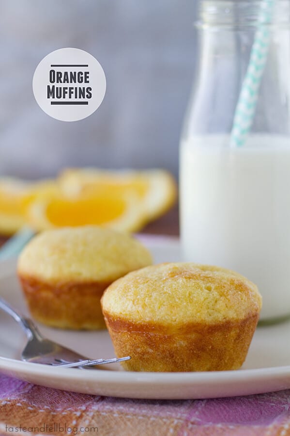 Orange Muffins - Taste and Tell