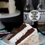Root Beer Float Ice Cream Cake | www.tasteandtellblog.com
