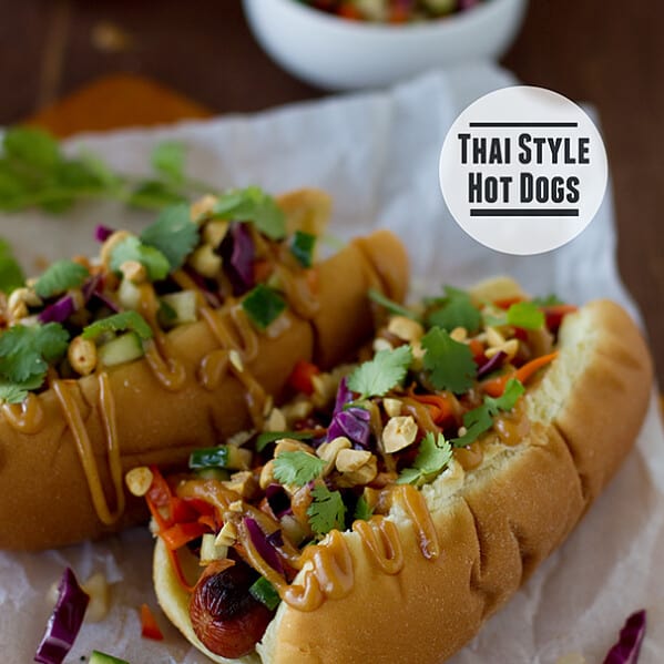 Thai Style Hot Dogs | www.tasteandtellblog.com