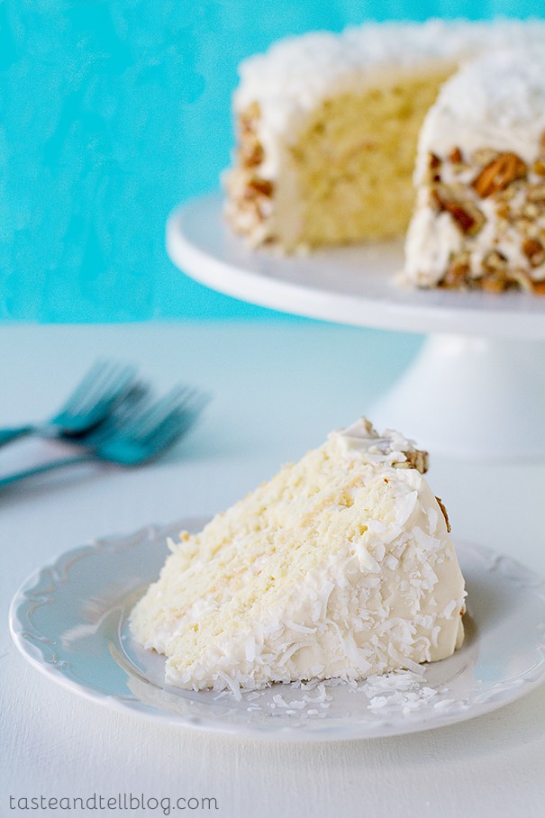 Italian Cream Cake | www.tasteandtellblog.com