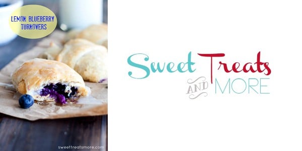 Lemon Blueberry Turnovers by Sweet Treats and More