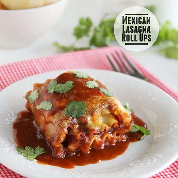 Mexican Lasagna Roll Ups | www.tasteandtellblog.com