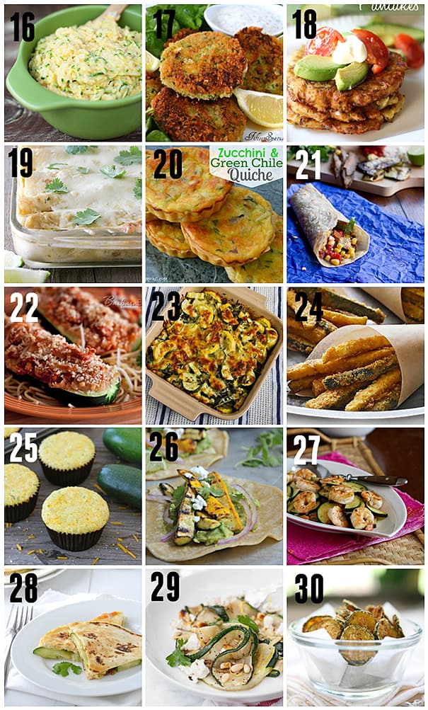 60 Zucchini Recipes | www.tasteandtellblog.com