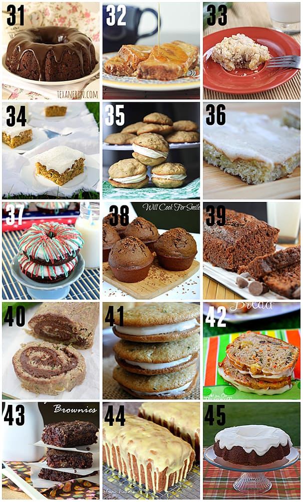 60 Zucchini Recipes | www.tasteandtellblog.com