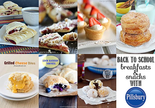 Back to School Breakfasts and Snacks with Pillsbury