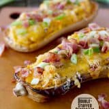 Double-Stuffed Butternut Squash | www.tasteandtellblog.com