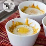 Mexican-Style Eggs in a Nest | www.tasteandtellblog.com