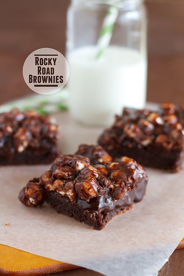 Rocky Road Brownies | www.tasteandtellblog.com