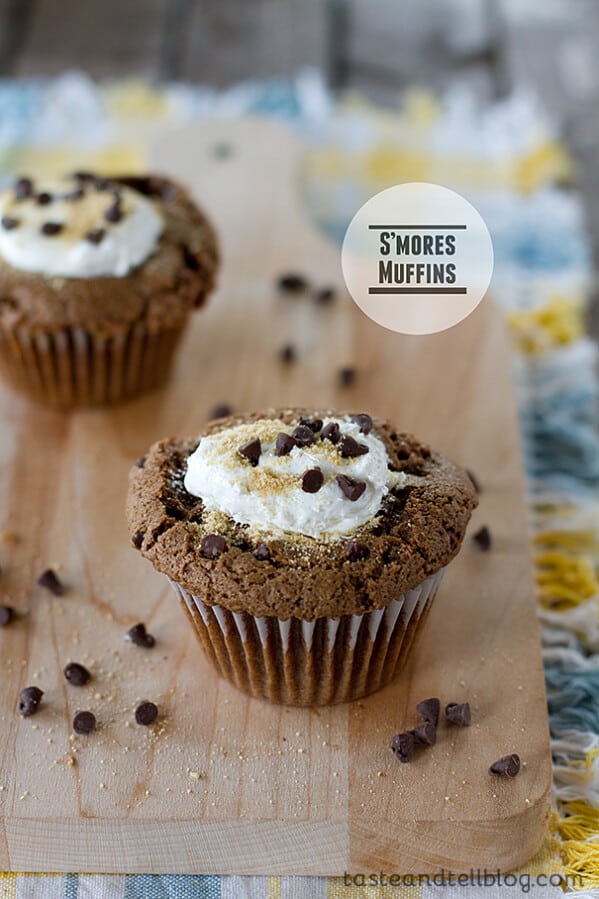 S'mores Muffins | Taste and Tell