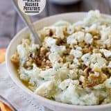 Blue Cheese and Walnut Mashed Potatoes | Taste and Tell