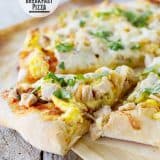 Mexican Turkey Breakfast Pizza from www.tasteandtellblog.com