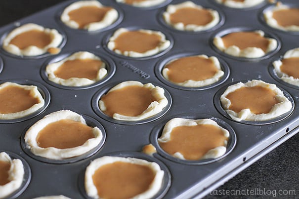 Mini Crescent Pumpkin Pies | Taste and Tell