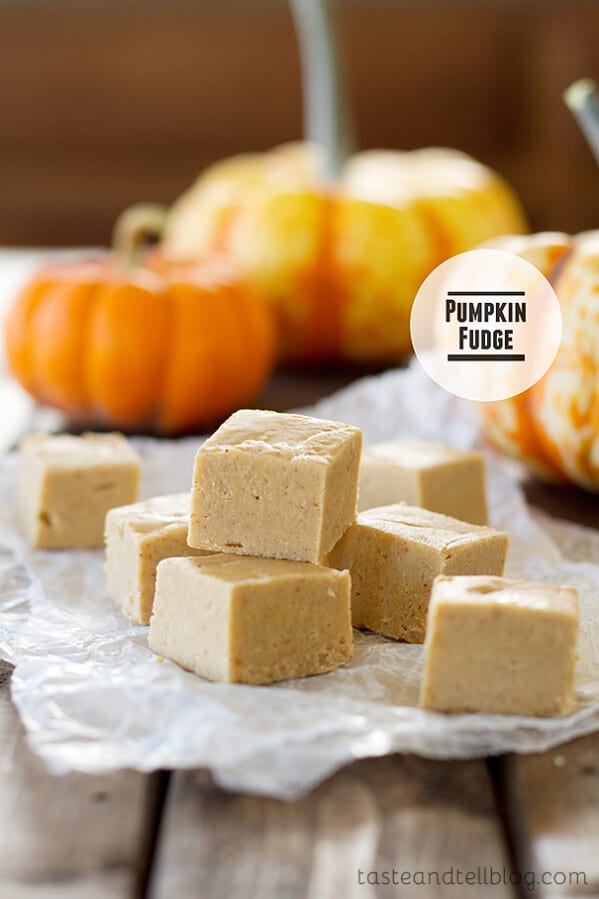 This holiday Pumpkin Fudge recipe brings the taste of the season with pumpkin, white chocolate and marshmallow.