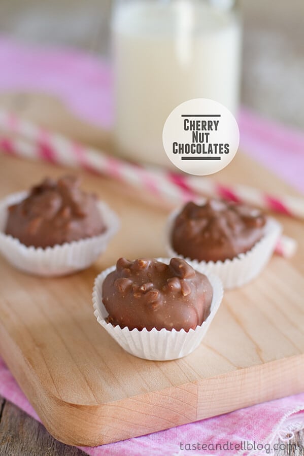 Cherry Nut Chocolates Taste and Tell