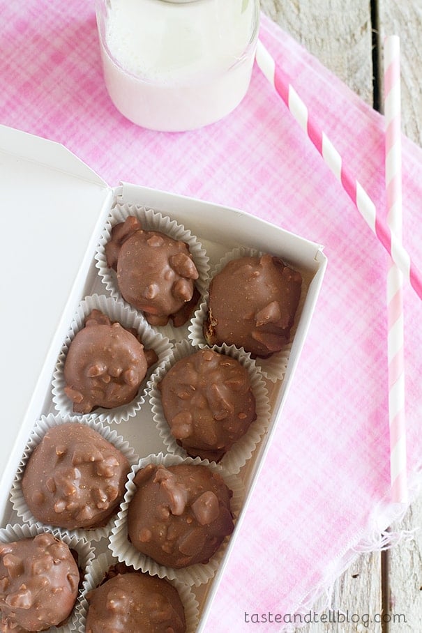 Cherry Nut Chocolates - Chocolate and Nut Covered Fondants