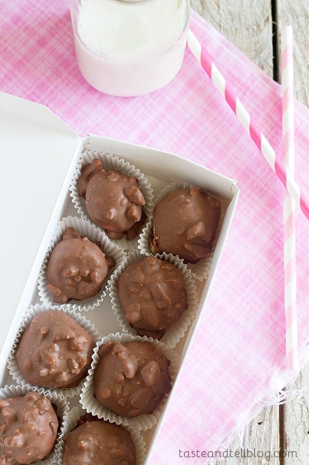 Cherry Nut Chocolates - Chocolate and Nut Covered Fondants