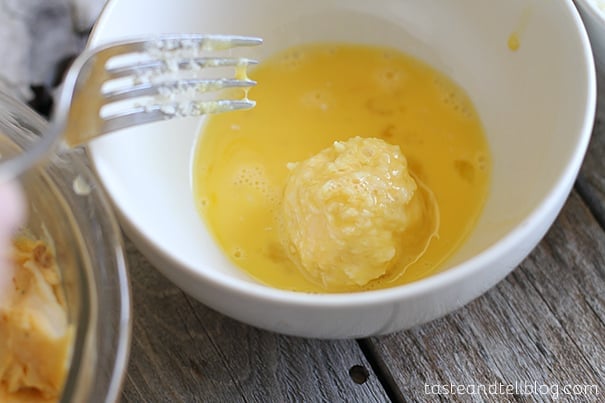 Fried Loaded Mashed Potato Balls from www.tasteandtellblog.com