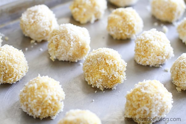 Fried Loaded Mashed Potato Balls from www.tasteandtellblog.com