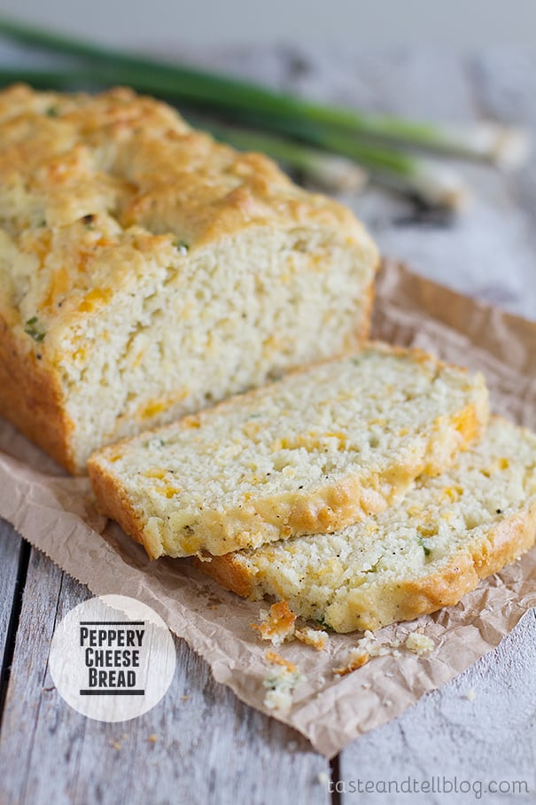 Peppery Cheese Bread on Taste and Tell