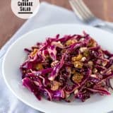 Red Cabbage Salad on Taste and Tell