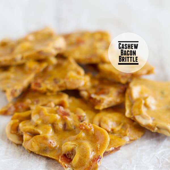 Cashew Bacon Brittle on Taste and Tell