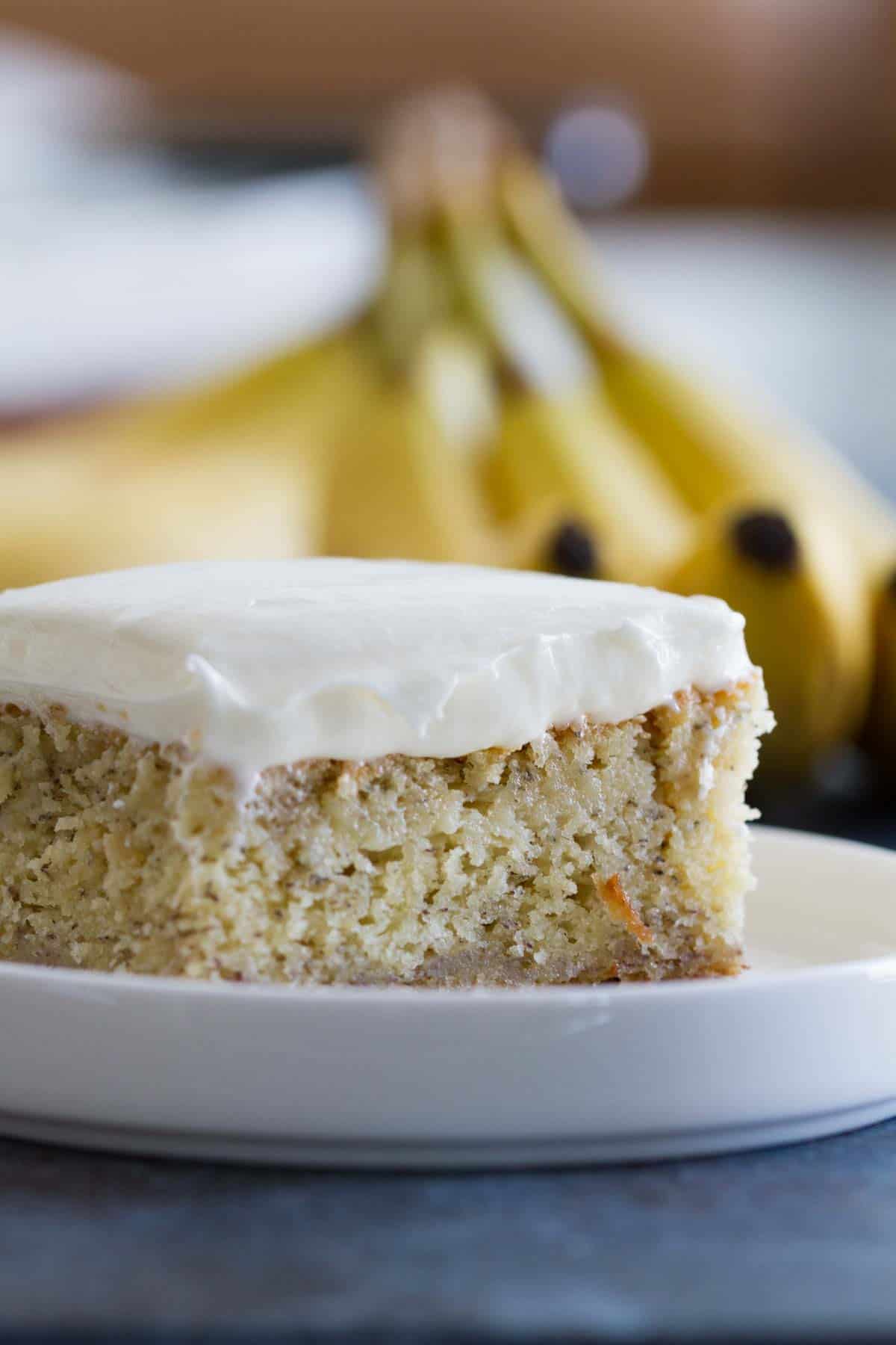 Frosted Banana Cake - Taste and Tell