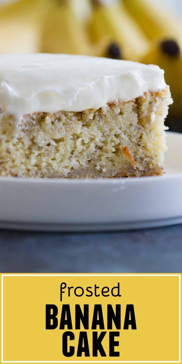 Simple Banana Cake With Cream Cheese Frosting Simple Banana Cake With Cream Cheese Frosting