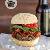 Chipotle Honey BBQ Burgers on Taste and Tell