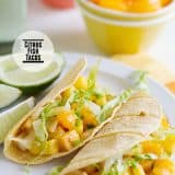 Citrus Fish Tacos on Taste and Tell