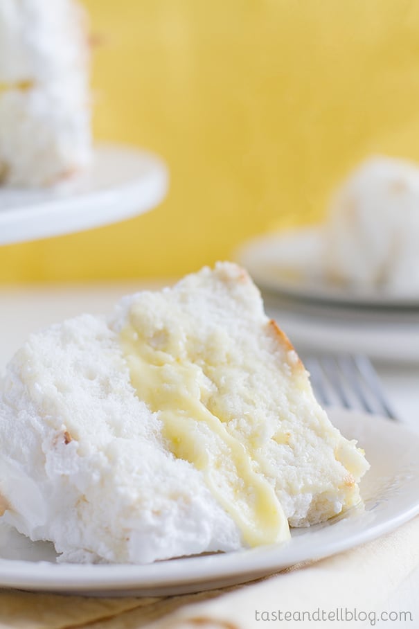 Lemon Meringue Angel Cake